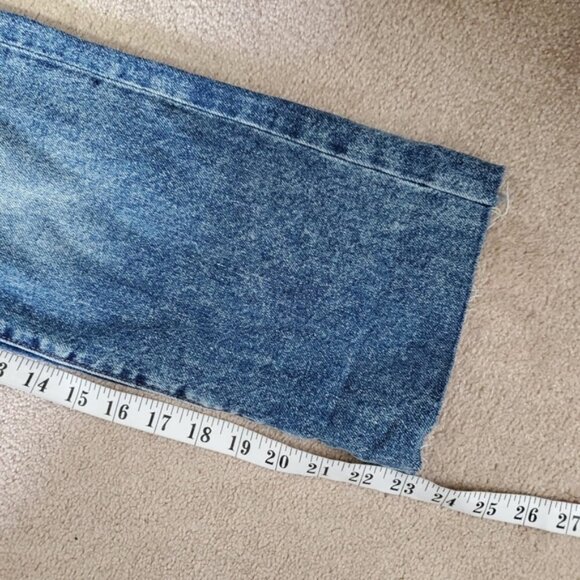 Zara Rare Distressed Streetwear Y2K Cyberpunk Layered Denim Skirted Jeans 00 - Picture 6 of 10